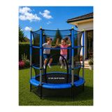 CKSPOR LUXURY 140 cm (55 inç) Tam Boy Koruma Fileli Çocuk Trambolini Güvenlik Fileli Trambolin
