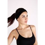 CKSpor Siyah Sporcu Saç Bandı Ter Bandı Bandana Headband Siyah