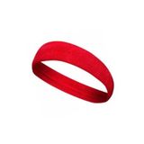CKSpor Sporcu Havlu Kafa Bandı, Alın Ter Bandı Headband Kırmızı Kırmızı