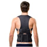CKSpor unisex dik duruş korsesi ayarlanabilir posturex manyetik korse Siyah