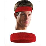 Ckspor Unisex Havlu Ter Bandı Kafa Bandı Tenis Saç Bandı Headband - Kırmızı
