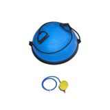 CKSpor Yarım Denge Topu Pilates Aleti, Direnç Lastikli Bosuball, 46 cm, Mavi