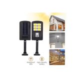 CL-180 Güneş Enerjili Solar Sokak Lambası - Bahçe Aydınlatması 3 Mod Sensörlü 6 Cob Ledli