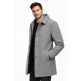 Claassics Men Erkek Regular Fit Kaşe Kaban Ceket - 7531