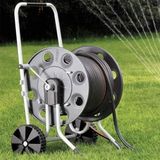 Claber 8894 Tekerli Metal Gemini Hortum Makarası