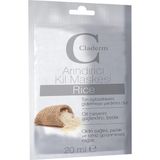 Claderm Kağıt Kil Yüz Maskesi Pirinç Özlü Leke Giderici ve Aydınlatıcı 20 ml Tüm Cilt Tiplerine Uygun