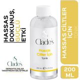 Clades 200 ml Hassas Ciltler İçin Yüz Temizleyici Tonik