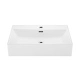Claire 60 cm Dikdörtgen Duvara Monte Banyo Lavabosu