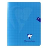Clairefontaine 323751C A Mavi Mimesys Zımbalanmış Defter - 17x22 cm - 48 Seyes Çizgili - 90 g Beyaz Kağıt - Polypro Kapak
