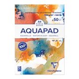 Clairefontaine 975721C - Goldline sulu boya boyama bloğu, 50 yaprak, 300 g çizim kağıdı, orta ince taneli, DIN A4, 21 x 29,7 cm, 1 adet