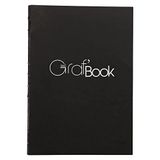 Clairefontaine 975801C Çizim Defteri Graf'Book 360° (İplik dikişli, dikey, 14,8 x 21 cm, 100 g, asit içermez, pH nötr) 1 adet, siyah
