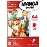 Clairefontaine A4 100 gr 50 Yaprak Manga Blok