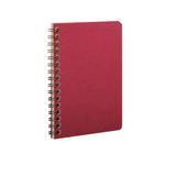 Clairefontaine Age Bag Wirebound 9x14 Çizgili Defter Bordo 785962C
