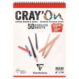 Clairefontaine Crayon Spiralli 120 gr Çizim Blok Resim Defteri