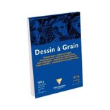 Clairefontaine Dessin A Grain İnce Dokulu 180 gr 30 Yaprak Çizim Bloğu
