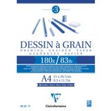 Clairefontaine Dessin A Grain Yapışkan Kenarlı Defter, 30 Yaprak