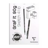 Clairefontaine Dot Grid A4 80 Yaprak 90Gr Eskiz Defteri (Karışık Renk, 1 Adet)