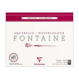 Clairefontaine Fontaine 24X30cm 300Gram 10 Yaprak Cold Pressed Suluboya Blok Resim Defteri