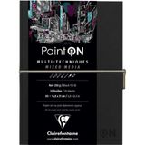 Clairefontaine Paint On Karışık Teknik Defter Siyah A5 250 gr 32 Yaprak