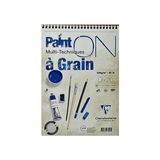 Clairefontaine Paint'on Çok Amaçlı Eskiz Çizim Defteri Blok A5 Üstten Spiralli 200 Gr. 20 Yaprak