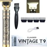 Clamber Saç Kesme Makinesi: Kesme ve Sakal Define las líneas de la barba ve saç, saç, kulaklar, burun, kaşlar Tüm vücutta hassas tıraş, USB şarj, pratik ve kolay temizlenir.