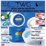 Clamencia Twg Probiyotik Parlatıcı Diş Beyazlatma Tozu 50Gr
