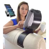 Clamp Champion Pro - Kanepe, Yatak, Araba, Mutfak, Bacak, Ofis, Uçak, Yastık için Evrensel Tablet ve Cep Telefonu Tutucu ve Standı - 3 İnç ila 12 İnç Cihazlara Uyar (Siyah)