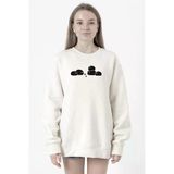 Clannad Anime Dango Daikazoku Beyaz Kadın 2ip Sweatshirt