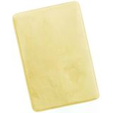 Clara Clark Banyo Halıları, Banyo için Ultra Yumuşak Peluş Banyo Paspası, Kaymaz, Kadife Hafızalı Köpük Banyo Halıları, 20 x 32, Sert Yumuşak Sarı