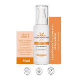 Clara Hygienics Clear Shield 50+SPF Postbiyotik Destekli 50 ml Leke Önleyici ve Koruyucu Güneş Kremi
