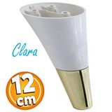 Clara Mobilya Kanepe Sehpa Tv Ünitesi Baza Koltuk Ayağı Krem Gold Renk 12 Cm Ayakları