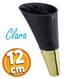 Clara Mobilya Kanepe Sehpa Tv Ünitesi Baza Koltuk Ayağı Siyah Gold Renk 12 Cm Ayakları