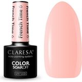Claresa Kalıcı Oje French Time Yarı Şeffaf Nude Pembe 06 5gr - Renkli