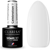 Claresa Kalıcı Oje Yarı Şeffaf Beyaz 09 5gr - Renkli