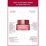 Clarins Ilk Yaşlanma Karşıtı ve Kırışıklık ve Anti-Aging Multi Active Yenileyici Gece Bkım Kremi 50 ml