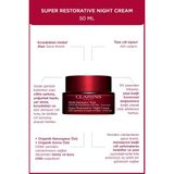 Clarins Menapoza Bağlı Cilt Sarkmaları Yeniden Canlandırıcı Super Restorative Gece Kremi 50 ml