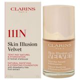 Clarins No:111 30 ml Skin Illusion Velvet Matlaştırıcı Fondöten