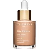 Clarins Skin Illusion Spf 15 - Nemlendirici Doğal Fondöten 109 Wheat 30 Ml