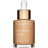 Clarins Skin Illusion Spf 15 - Nemlendirici Doğal Fondöten 110 Honey 30 Ml