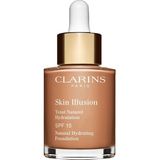 Clarins Skin Illusion Spf 15 - Nemlendirici Doğal Fondöten 112,3 Sandalwood 30 Ml