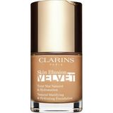 Clarins Skin Illusion Velvet - Doğal Bitişli Nemlendirici Fondöten 109C - Wheat (30 ml) - 111N - Auburn (30 ml)