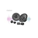 Clarion SRP1656C Komponent | 6.5 Inch 60W RMS / 240W Peak 16 Cm Hoparlör Tweeter ve Ses Düzenleyici Set SRP-1656C-8684759625893