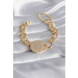 Clariss 316L Altın Model Çelik Gold Renk Tam Samanyolu Kadın Bileklik
