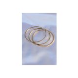 Clariss 316L Çelik Gold Renk Ajda Model Kadın 65 mm Bilezik