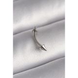 Clariss 316L Çelik Gümüş Renk Çivi Model Piercing
