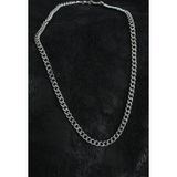 Clariss 316L Çelik Klasik Zincir Model Gümüş Renk Erkek Kolye