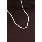Clariss BJ-BKO6229 316L Çelik Gümüş Renk 60 cm İtalyan Zincir Kolye