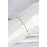 Clariss CM 14K Gold Renk Barlı Yılan Zincir Model Kadın Bileklik