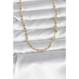 Clariss CM 14K Gold Renk Çizgi Lazer Model 60 cm Kadın Kolye