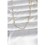 Clariss CM 14K Gold Renk İnce Ataç Zincir Model 60 cm Kadın Kolye